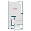 S1 Studio, one bedroom